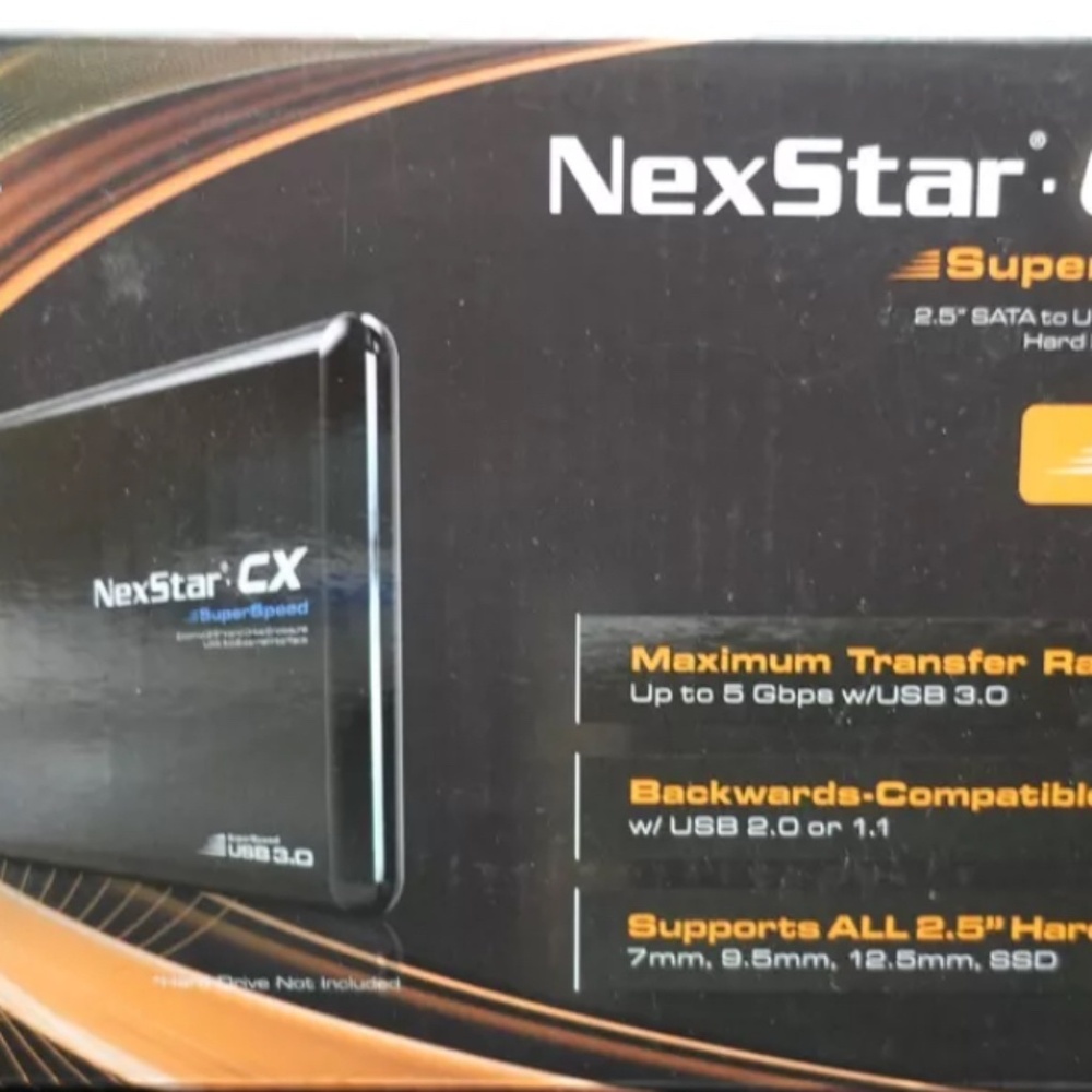 Vantec NexStar CX 2.5" SATA to USB 3.0 External Hard Drive Enclosure sealed